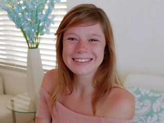 freckles best tits Cute Teen Redhead with Freckles Orgasms during Casting cute