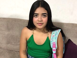 pov amateur The boss offers his maid money to undress blowjob