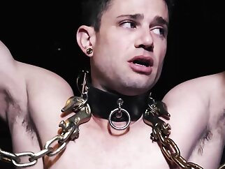 bdsm (gay) bareback (gay) Chained Quin Quire Gives Rough Bareback fetish (gay)