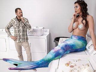 pornstar brunette Out From The Deep Free Video With Scott Nails & Desiree Dulce - Brazzers milf