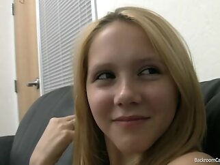 anal amateur Geeky blonde cutie in a hardcore ass slamming porn casting hardcore
