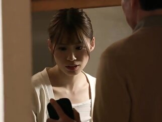 japanese handjob My gross stepfather has an incredibly huge penis interracial