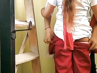 ass amateur School student with his friend in the corner of the school asian